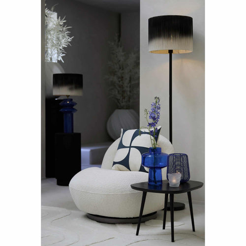 Light & Living vloerlamp Washington - zwart - Ø25cm