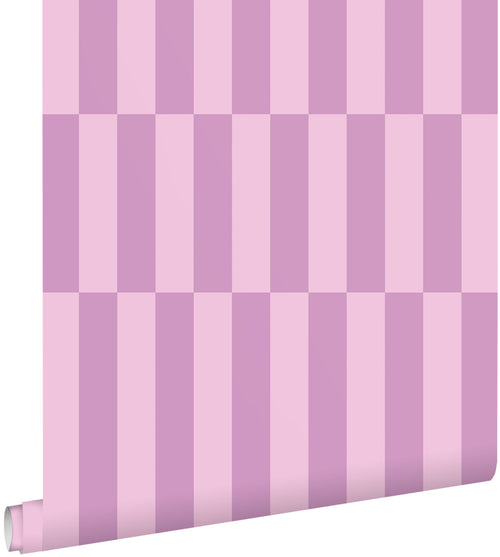 ESTAhome behang strepen paars - 50 x 900 cm - 131422 - vtwonen shop