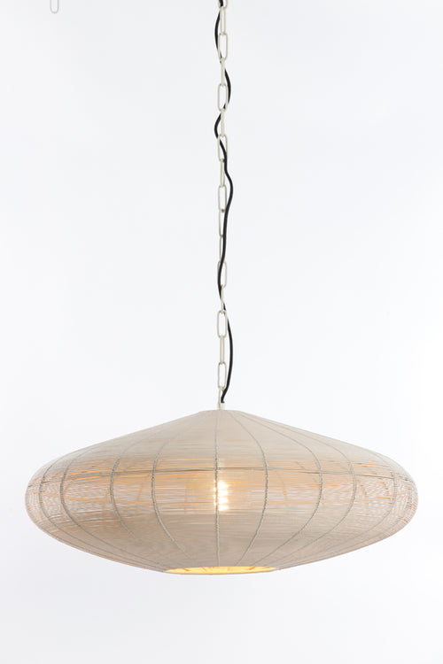 Light & Living hanglamp BAHOTO - wit - Ø60x23cm - vtwonen shop