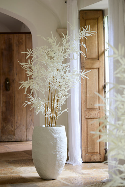 Light & Living vaas TINGRI - Ø39x58cm - wit - vtwonen shop