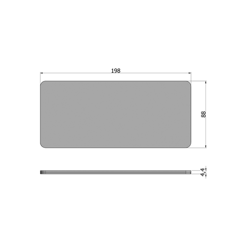 WOOOD tafelblad curved Tablo - Eiken - Naturel - 5x199x88 - vtwonen shop