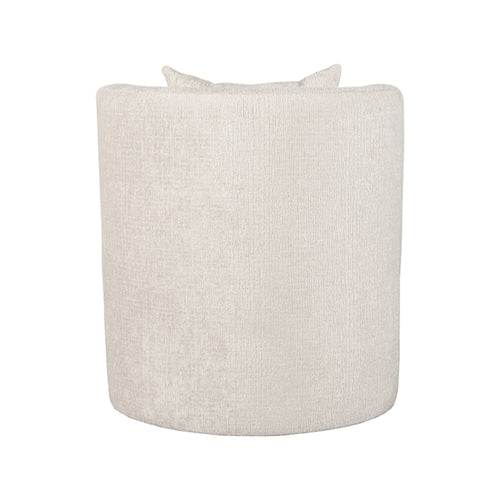 LABEL51 Fauteuil Evy - Crème Velvet - 65x65x75cm - vtwonen shop