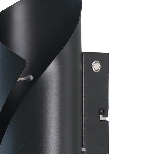 Freelight wandlamp Letto - 1 lichts - 12  x 31   cm - zwart
