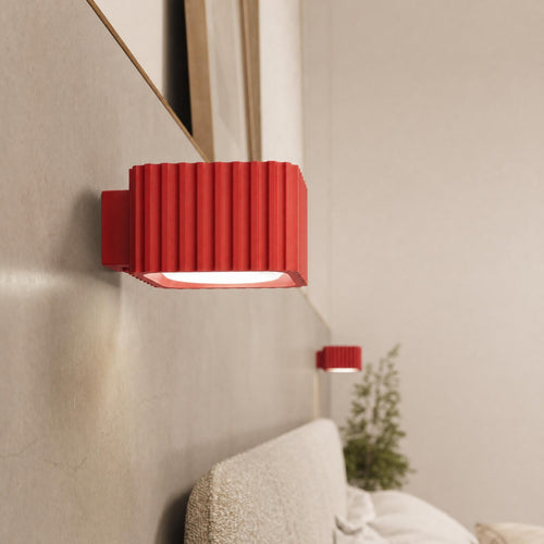 Sollux Lighting Plafondlamp RIFF 1 rood Gx53 - 10x10x6cm