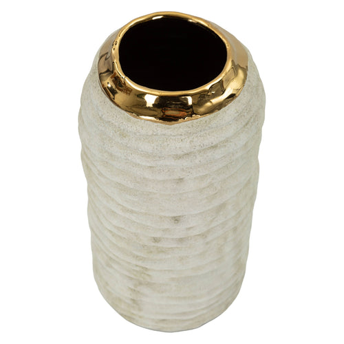 Mauro Ferretti vaas - Ø 12,5x25 cm - goud