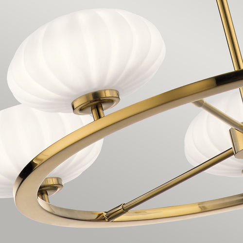 Elstead Kichler Pim Globe Hanglamp Vos Goud, 3000K, IP44
