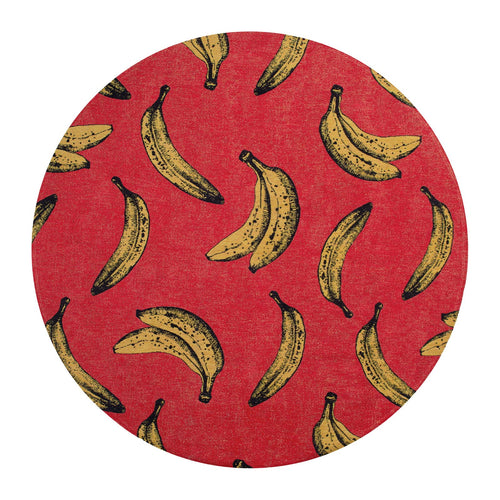 Louis De Poortere vloerkleed Miami Red - rood - 240x240cm