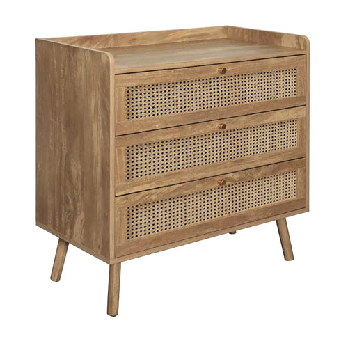Calicosy - Ladekast 3 lades - Licht hout - 39x80x79 cm