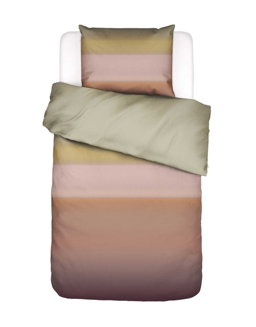 Essenza Lunare dekbedovertrek - Eenpersoons – 140x200/220 cm - Warm clay