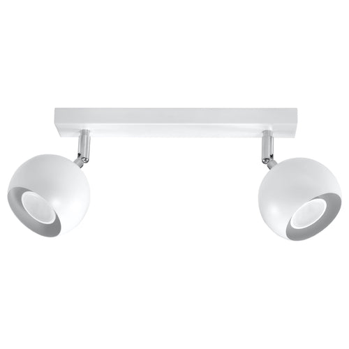 Sollux Lighting Plafondlamp OCULARE 2 wit - 30x10x16cm