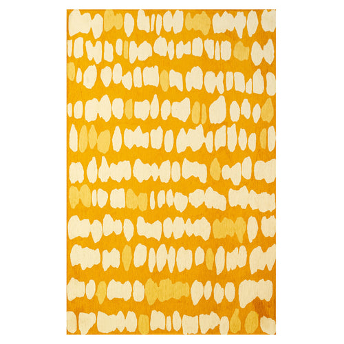 Lola&Moi vloerkleed Ice In Pumpkin - geel - 170x240cm - vtwonen shop