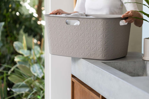 Curver Softex Wasmand - 45 liter - 57x37x27cm - Taupe - vtwonen shop