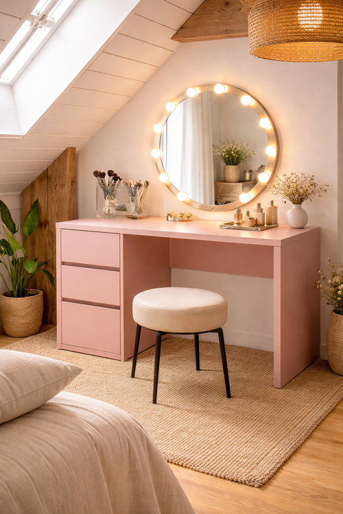 Really Nice Things  - kaptafel Poem - MDF - 113cm - roze