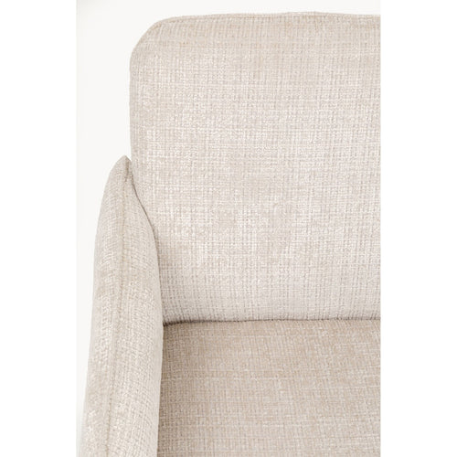 Kare Design Draaistoel met armleuningen Tabea beige