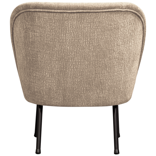 BePureHome fauteuil Vogue 3D - Chenille - Zand - 83x50x57 cm - vtwonen shop