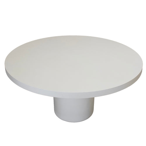 Giga Meubel Tuintafel Eden - Rond 120cm - Beige Eco Composiet - Betonlook - vtwonen shop
