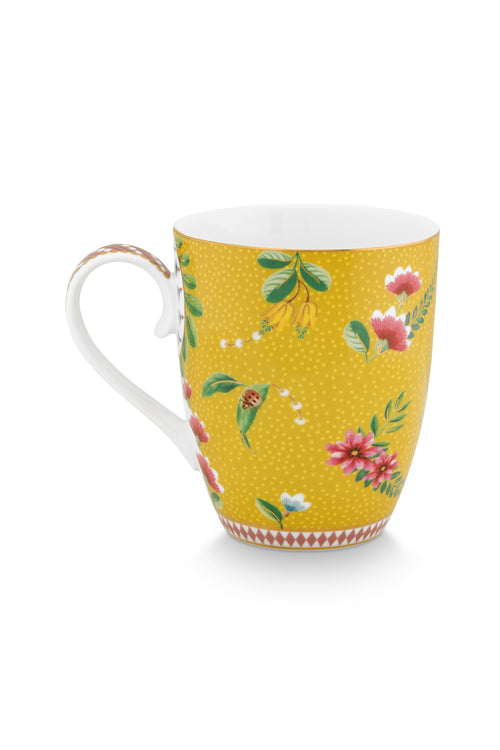 Pip Studio La Majorelle Mokken - Servies - Set van 4 Kleine Kopjes - Geel - 365ml - vtwonen shop