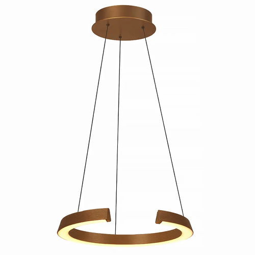 Freelight hanglamp Cavallo - 1 lichts - 50  x 180   cm - brons goud