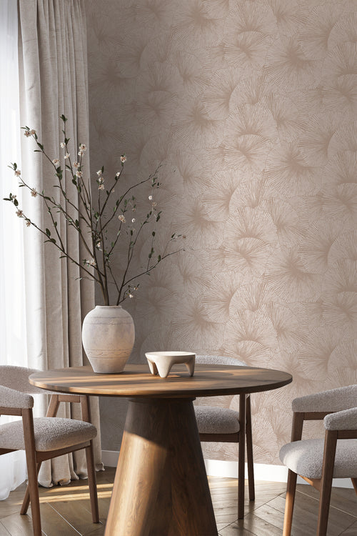 Origin Wallcoverings behang 3D-motief bladeren oudroze - 53 cm x 10.05 m - 348009 - vtwonen shop