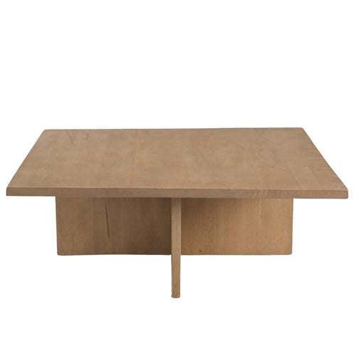 Giga Meubel Salontafel Onni - Vierkant Naturel Hout - 85cm