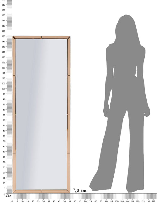 Mauro Ferretti wandspiegel - 55x2x150 cm - roze