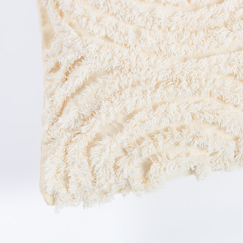 HOME DELUXE Getufte kussenhoes JARA Geometrisch - Crème
