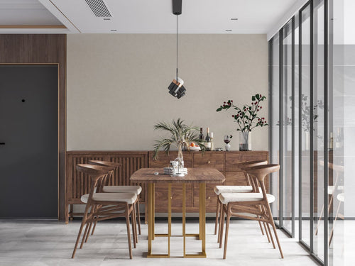 Livingwalls behang effen beige - 53 cm x 10.05 m - AS-393305
