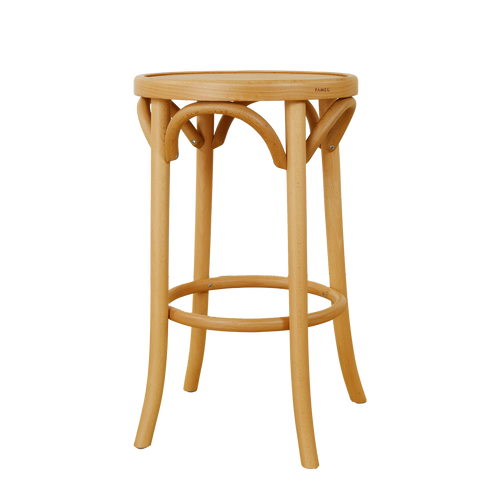 Fameg Diana houten barkruk naturel - 61 cm - vtwonen shop