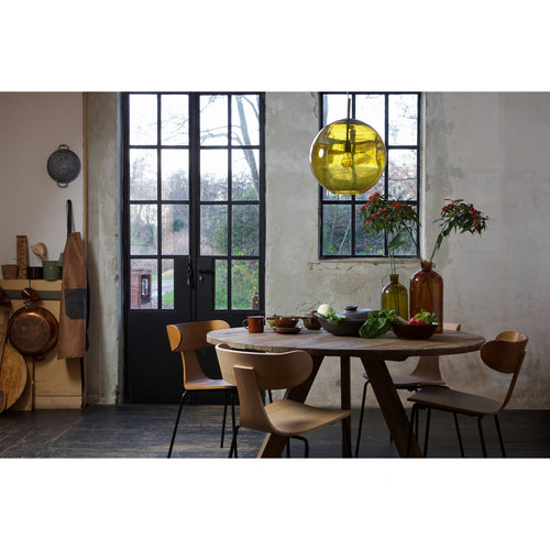 WOOOD eetkamerstoelen Form - Hout - Naturel - Set van 6