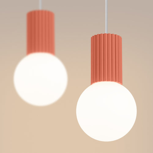 Sollux Lighting Hanglamp HALO 2L perzik - 33,5x6x120cm