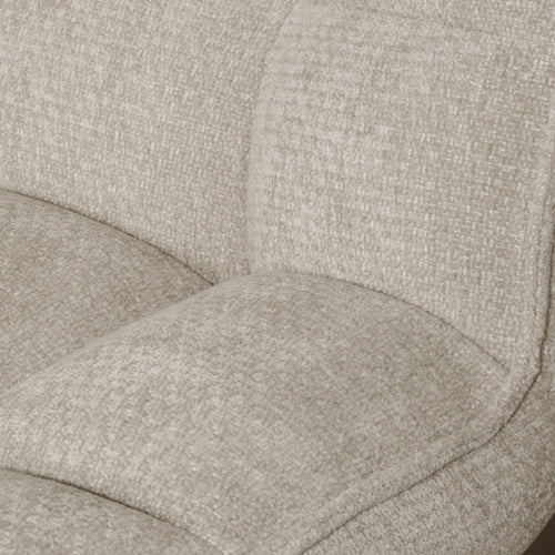 LABEL51 Fauteuil Vince - Beige Stof - Draaibaar