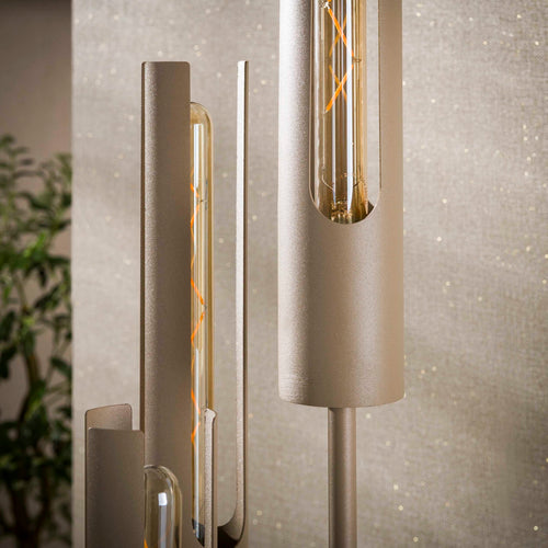 Giga Living Vloerlamp Tube - Beige Metaal - Ø30x175cm