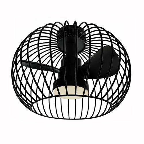 Ylumen plafondventilator Wire - 1 lichts - 40  x 31   cm - zwart