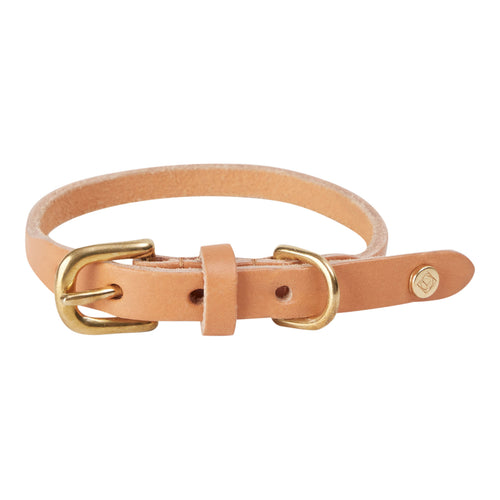 OYOY Hondenhalsband 35 x 2 cm – Bruin leer