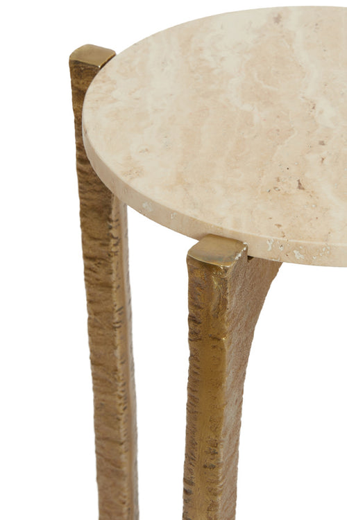 Light & Living tafel  - bruin - 76x76x44 cm