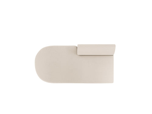 Micadoni Module Miley 2-zits, boucle beige - 90x158x70cm