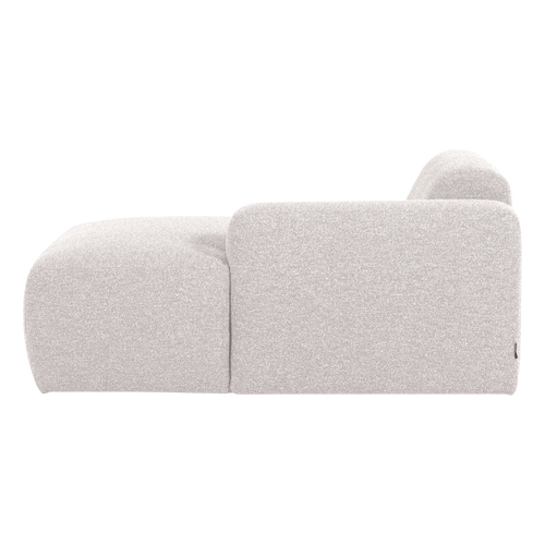 WOOOD chaise longue bank rechts Mojo Base - Bouclé - Ecru - 74x112x162