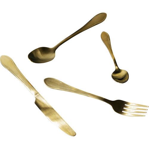 Kare Design Bestek Cucina goud (16-part)