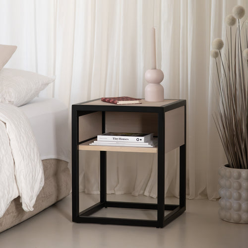 Spinder Design nachtkastje Diva One-Nightstand - Zwart