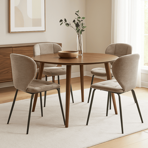 Calicosy - MAORI Set van 2 stoelen - Groen - 48,5x50x48 cm