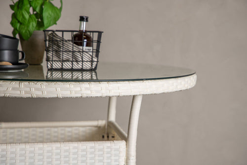 Rebellenclub Ronde Tuintafel Mykon - ø90cm - Wit - vtwonen shop