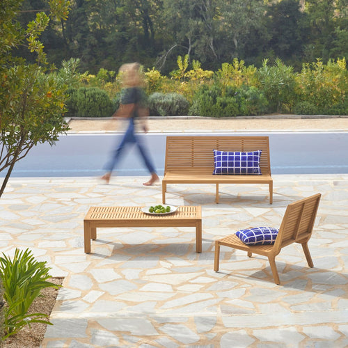 Tikamoon Loungeset in teakhout Teo 3 personen - Naturel - vtwonen shop