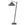 GOOD&MOJO vloerlamp Tahiti - bruin - Ø45cm