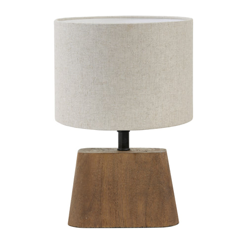 Light & Living tafellamp Kardan/Livigno - hout, naturel - 20x20x29cm