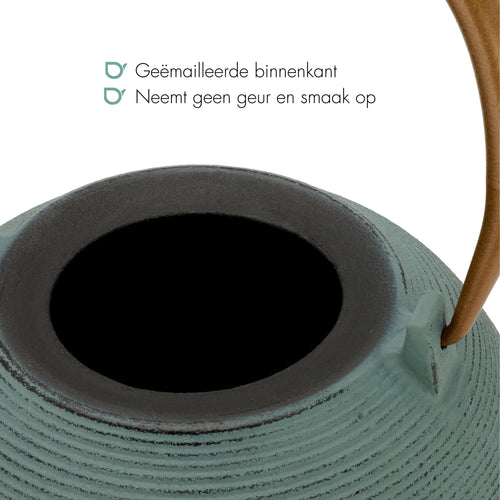 Bredemeijer - Theepot Sakura 1,2L gietijzer blauw