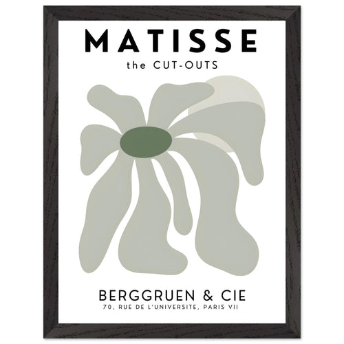 Artfulprints Poster met Lijst Matisse – Floral dream   - 30x40 cm - Grijs