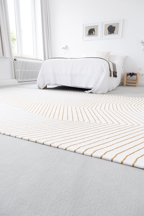 Jules Flipo vloerkleed 9171 White Gold - Wit - 170 x 240 cm