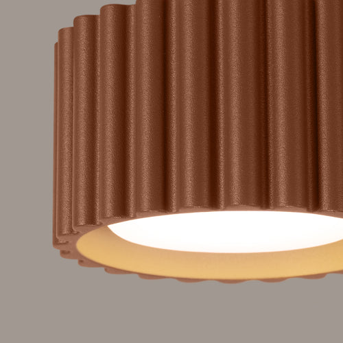 Sollux Lighting Plafondlamp AURA 1 mokka Gx53 - 10x10x10cm