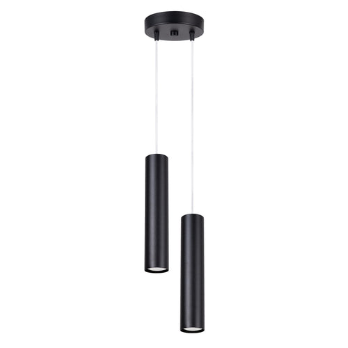 Sollux Lighting Hanglamp LAGOS 2P zwart - 15x15x118cm