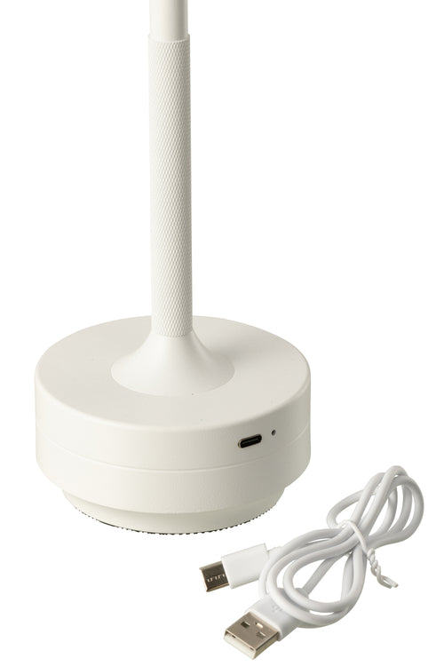 J-Line lamp Touch - kunststof - wit - LED - vtwonen shop